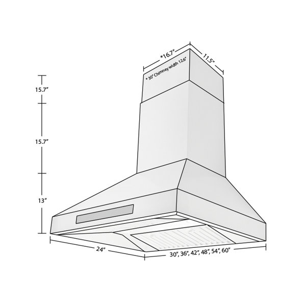 ProLine Range Hoods Range Hood Chimney Extension Wayfair
